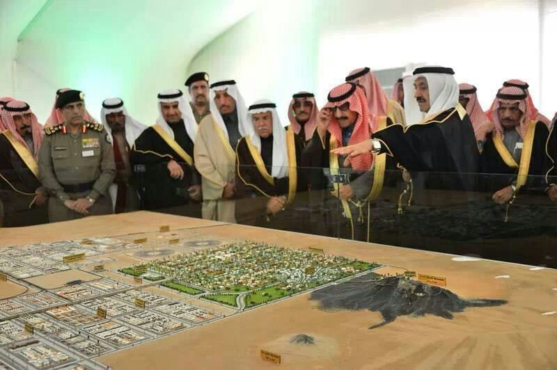 مجسم منطقة وعد الشمال الصناعية في السعودية