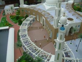 مجسم مسجد الولدين في السعودية