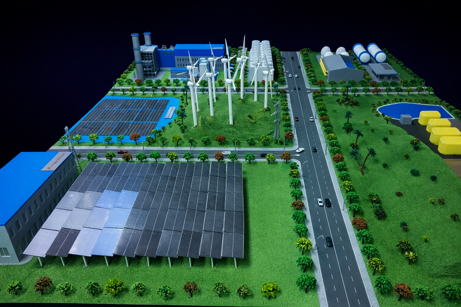 Electric Power Station Scale Model