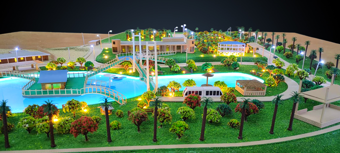 Al-Udaibiyah Resort Scale Model