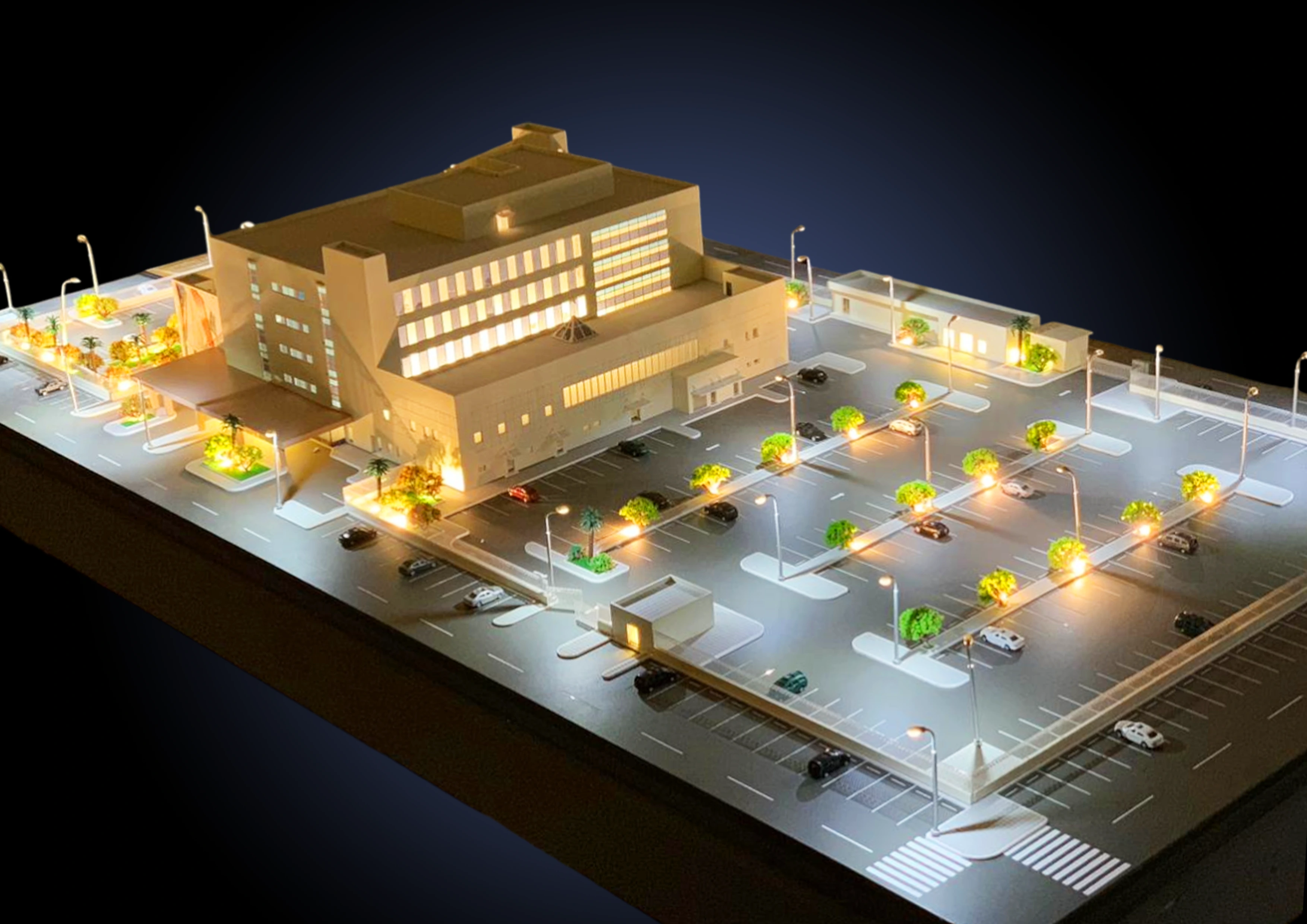 A General hospital for a Charitable Society Scale Model