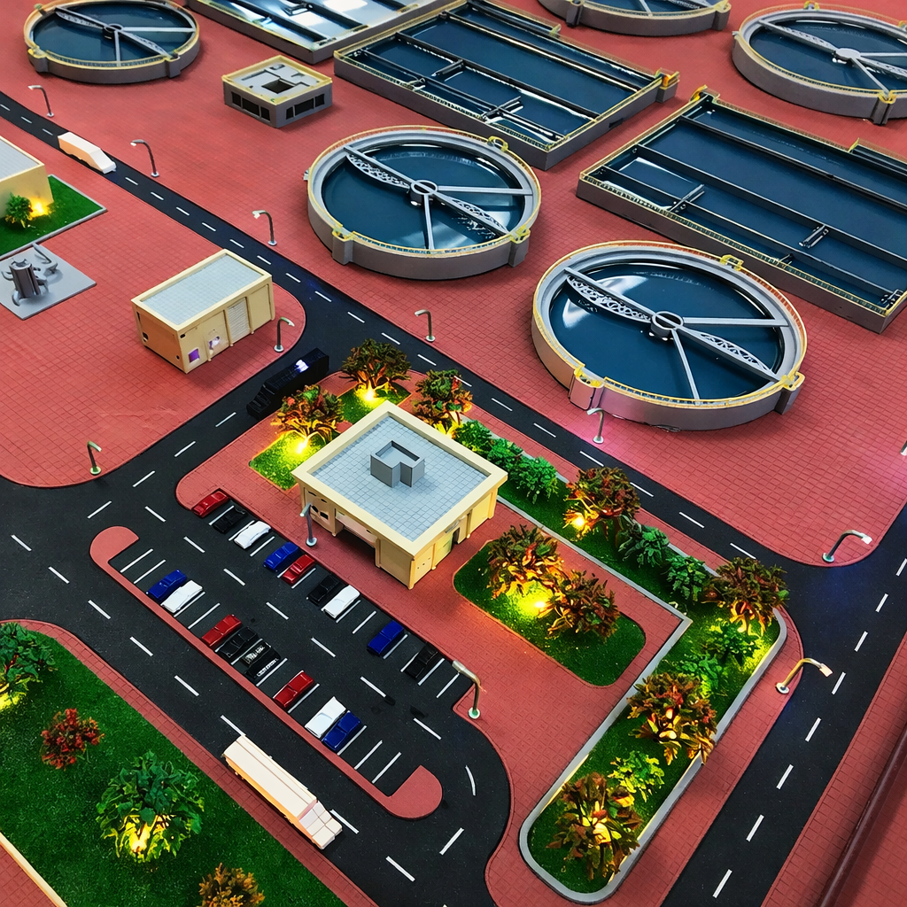 Dammam Desalination Plant Scale Model