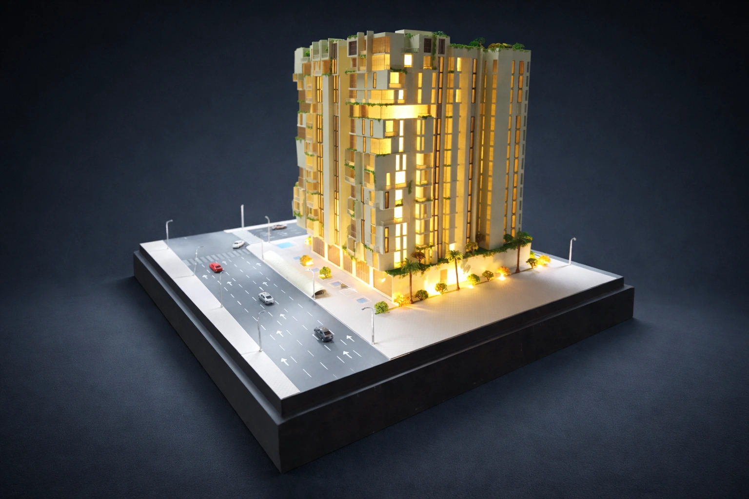 Athel Tower Scale Model