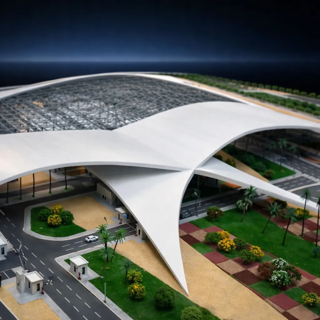 The Border Crossing Between Saudi Arabia and Yemen Scale Model