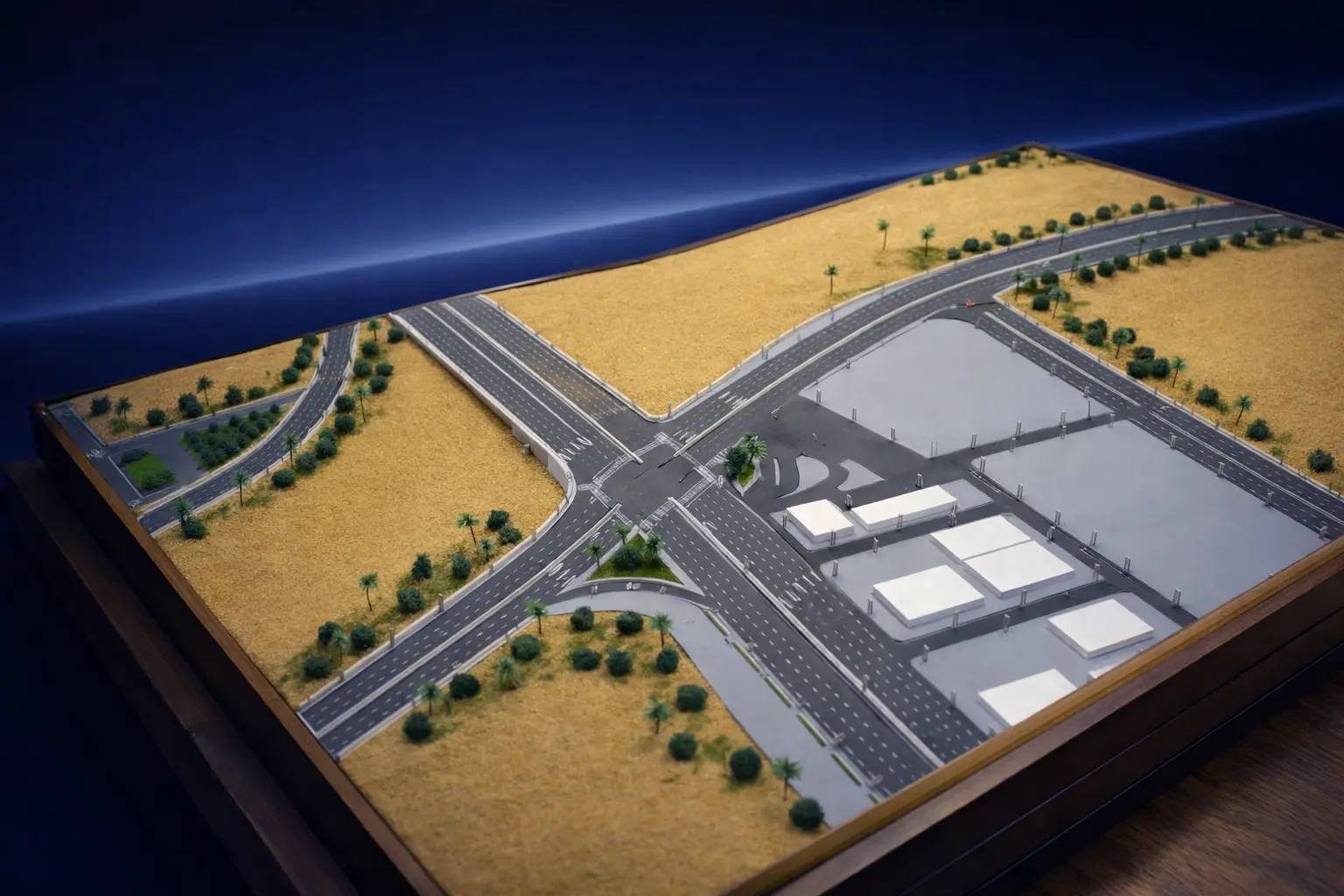 Executing Bridges on Valleys Scale Model