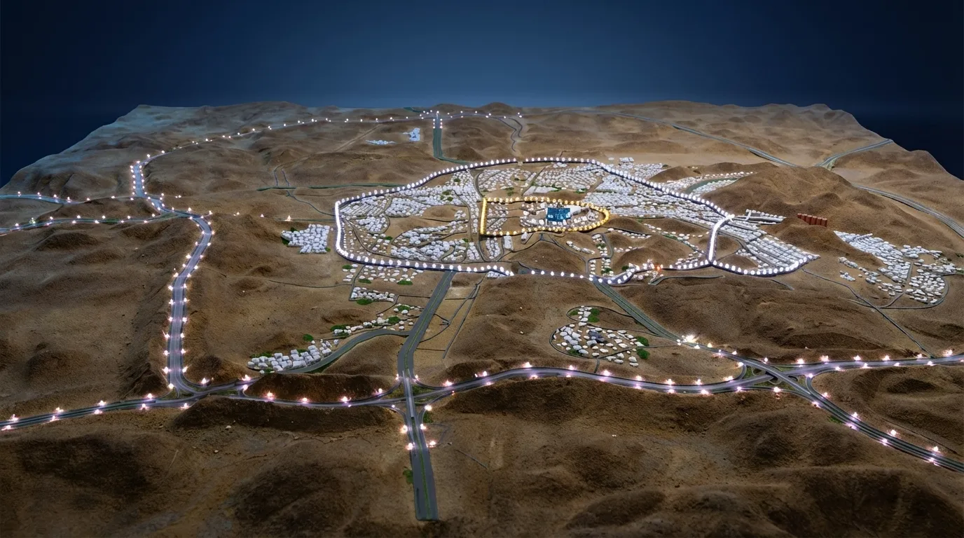 Makkah Ring Road Scale Model