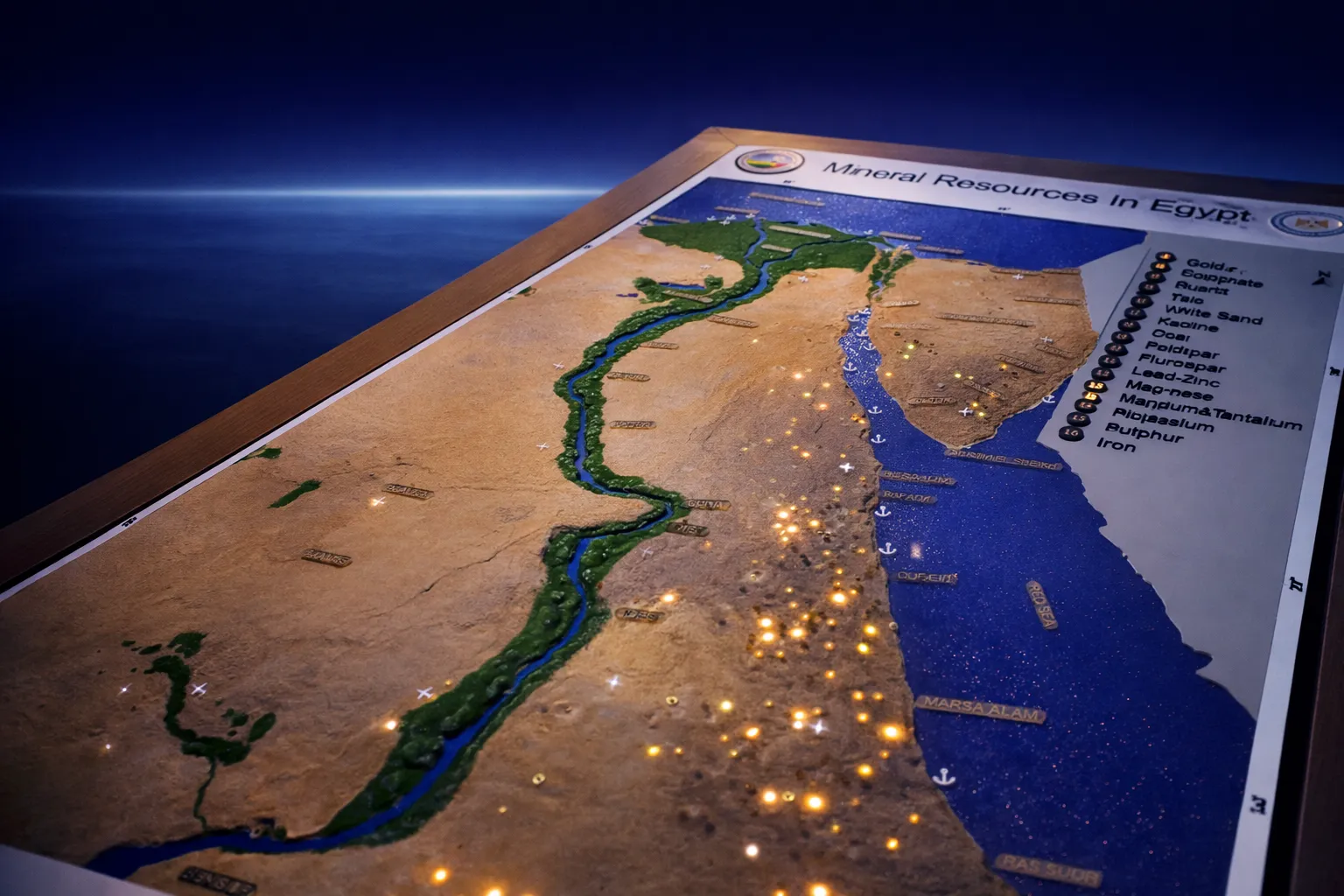 Egypt Map Model Project