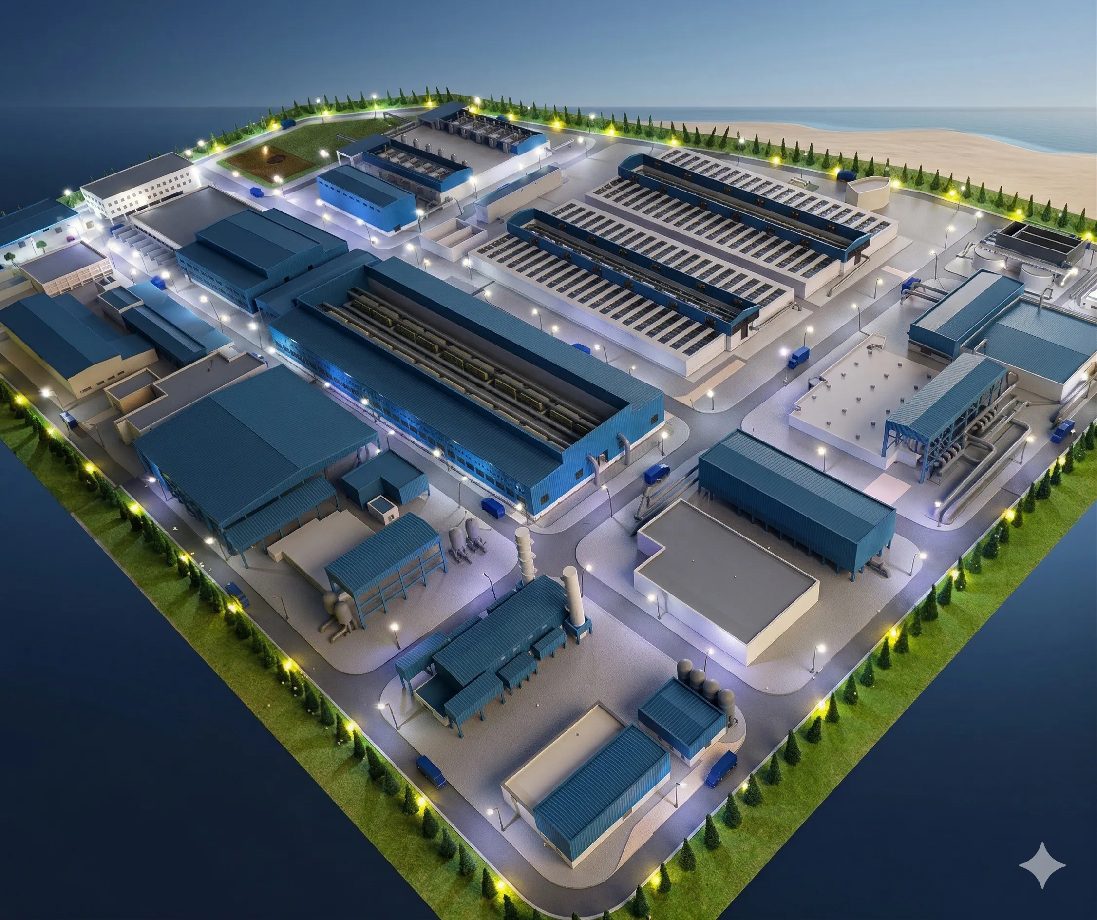 Jubail Desalination Plant Scale Model