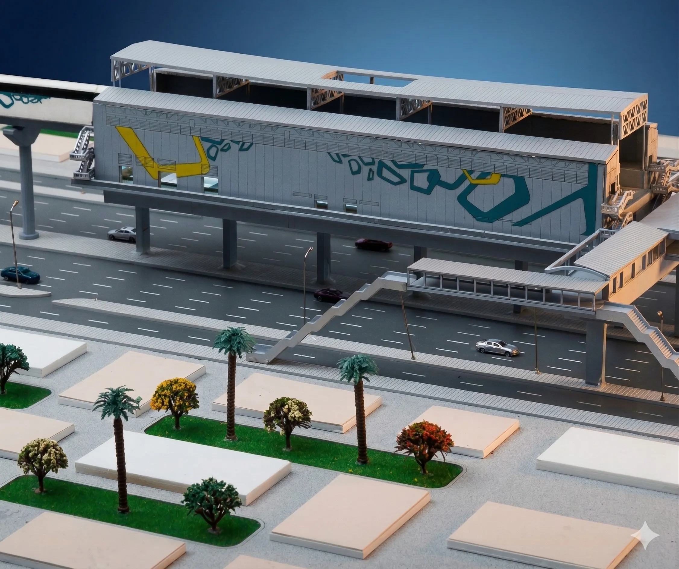 The Monorail Bridge Maquette