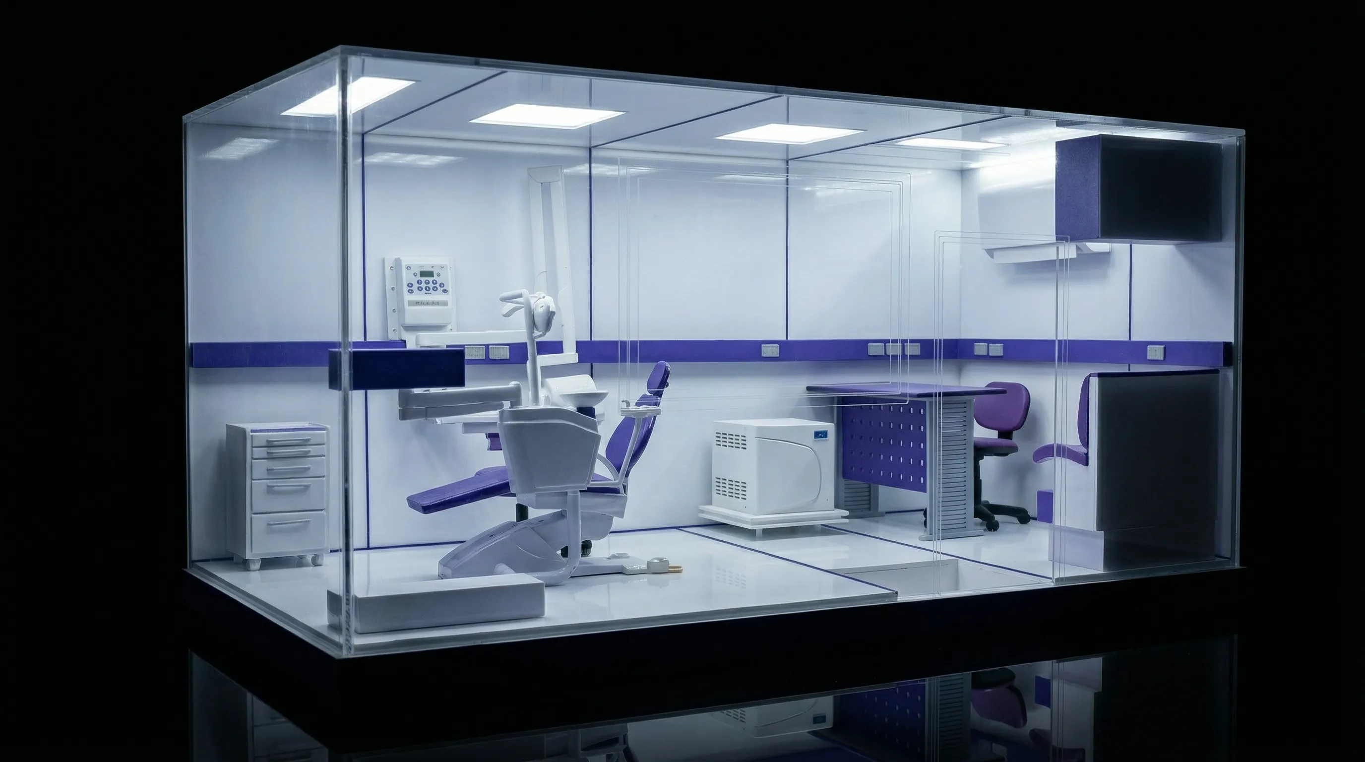 Mobile Dental Clinic Scale Model