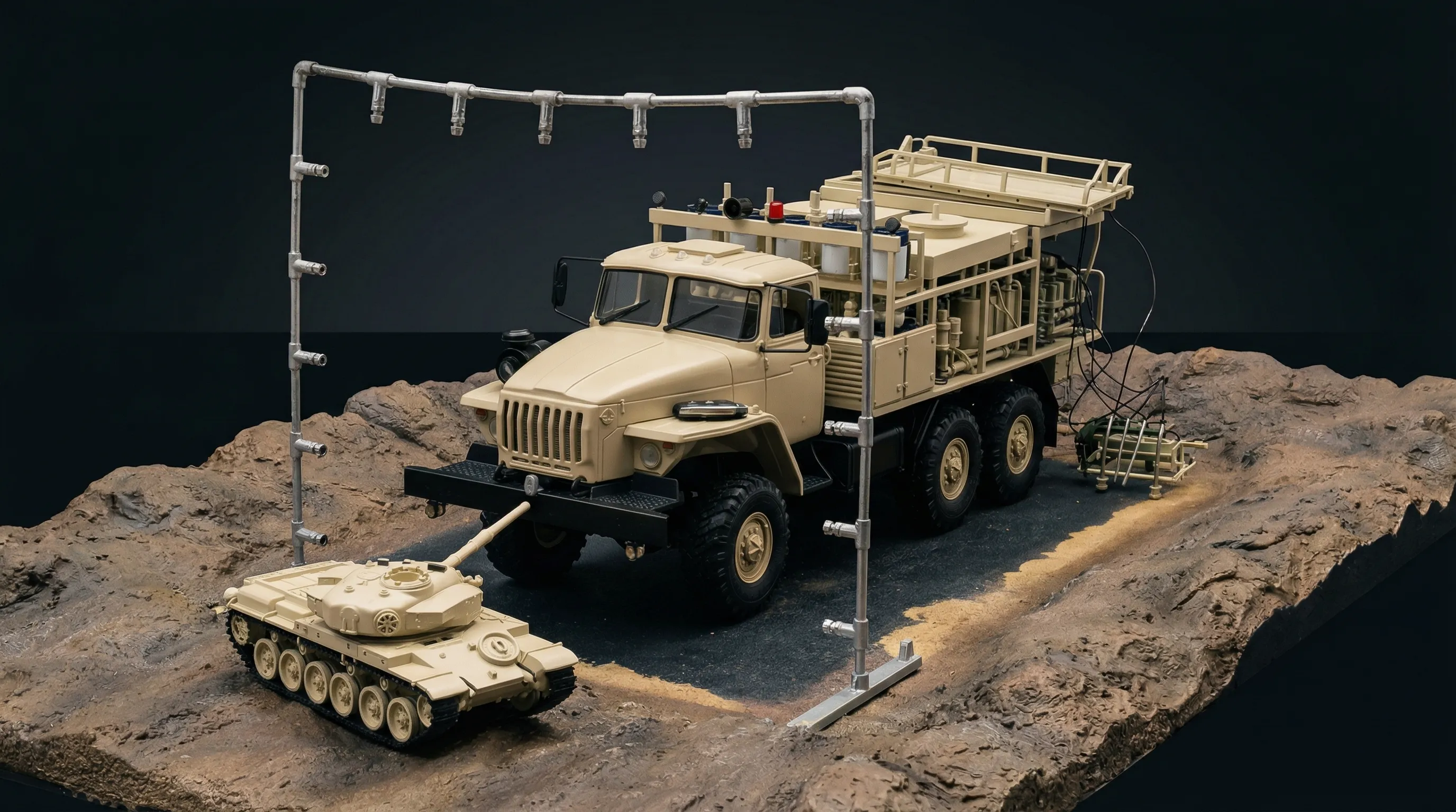 Rocket Launcher Vehicle Scale Model