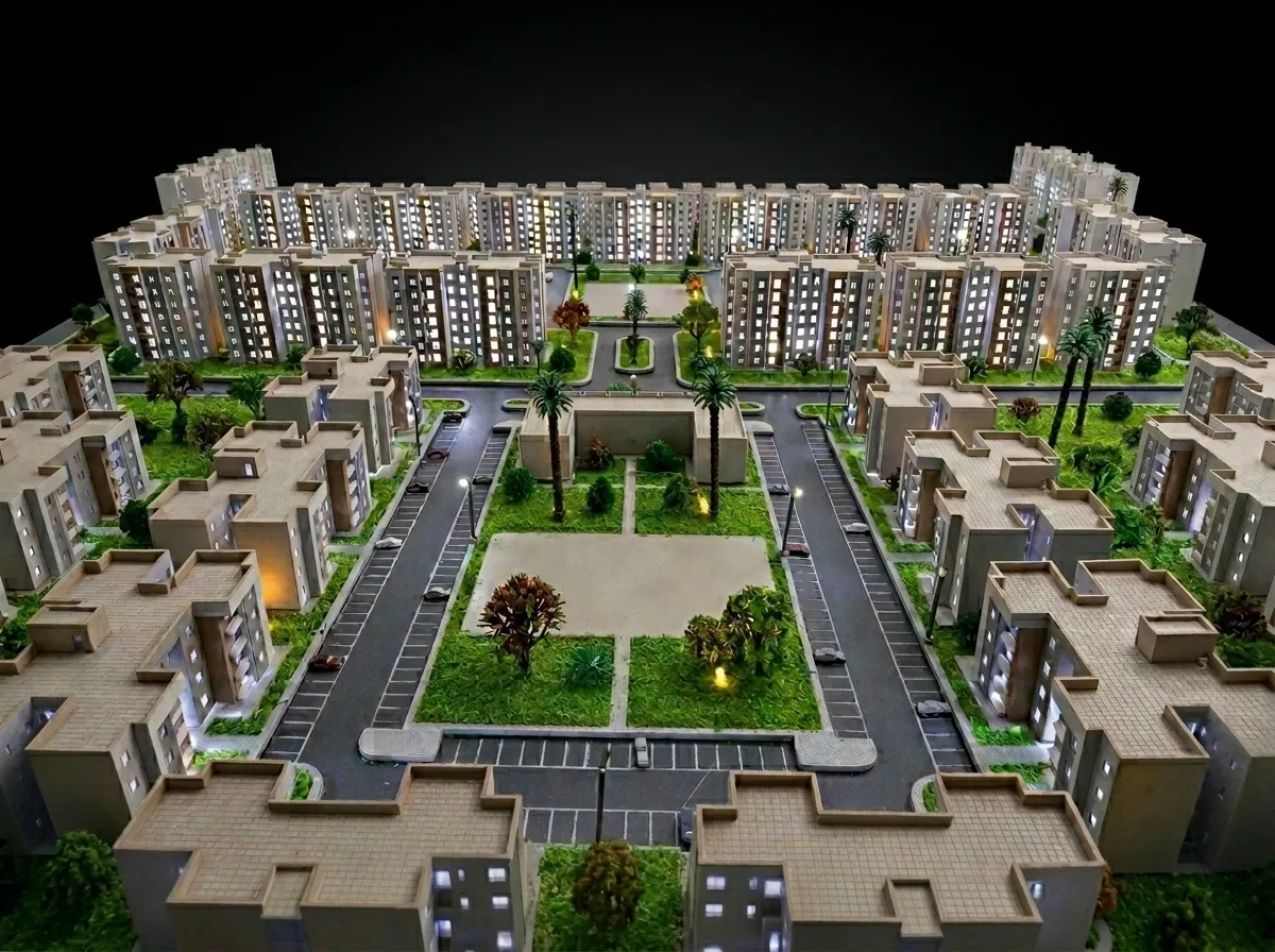 Bariqa Residential Buildings Scale Model