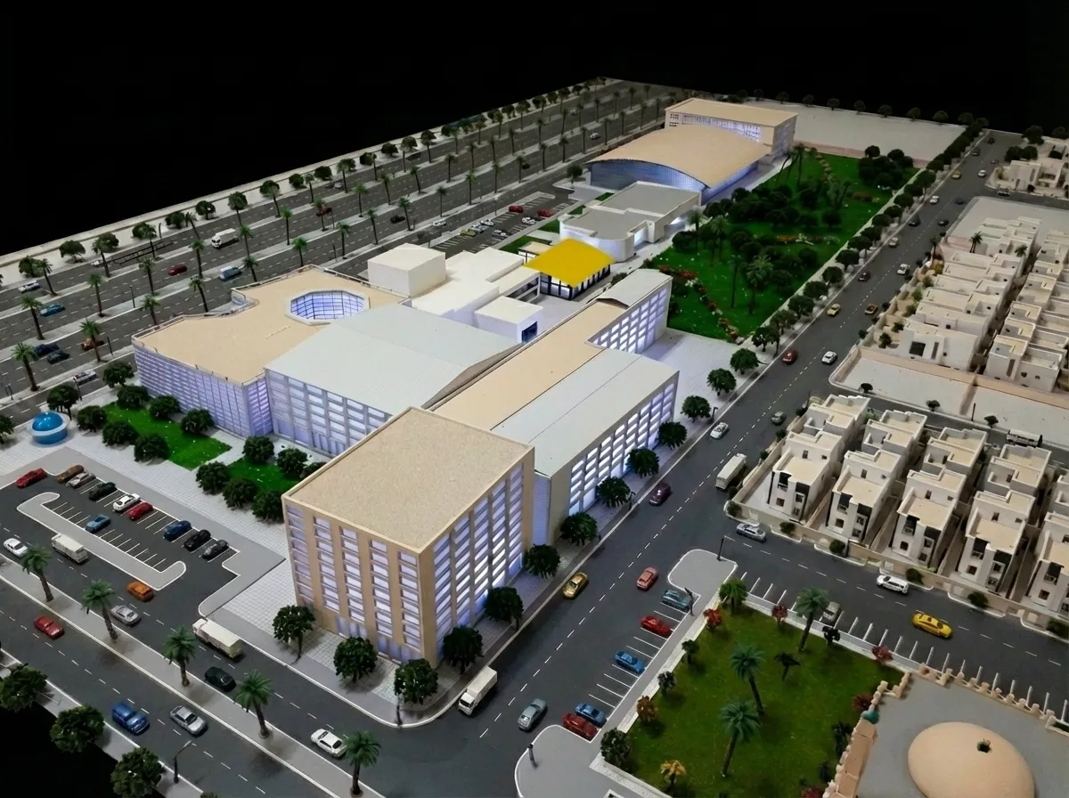 The Qirawan Hills Compound Scale Model