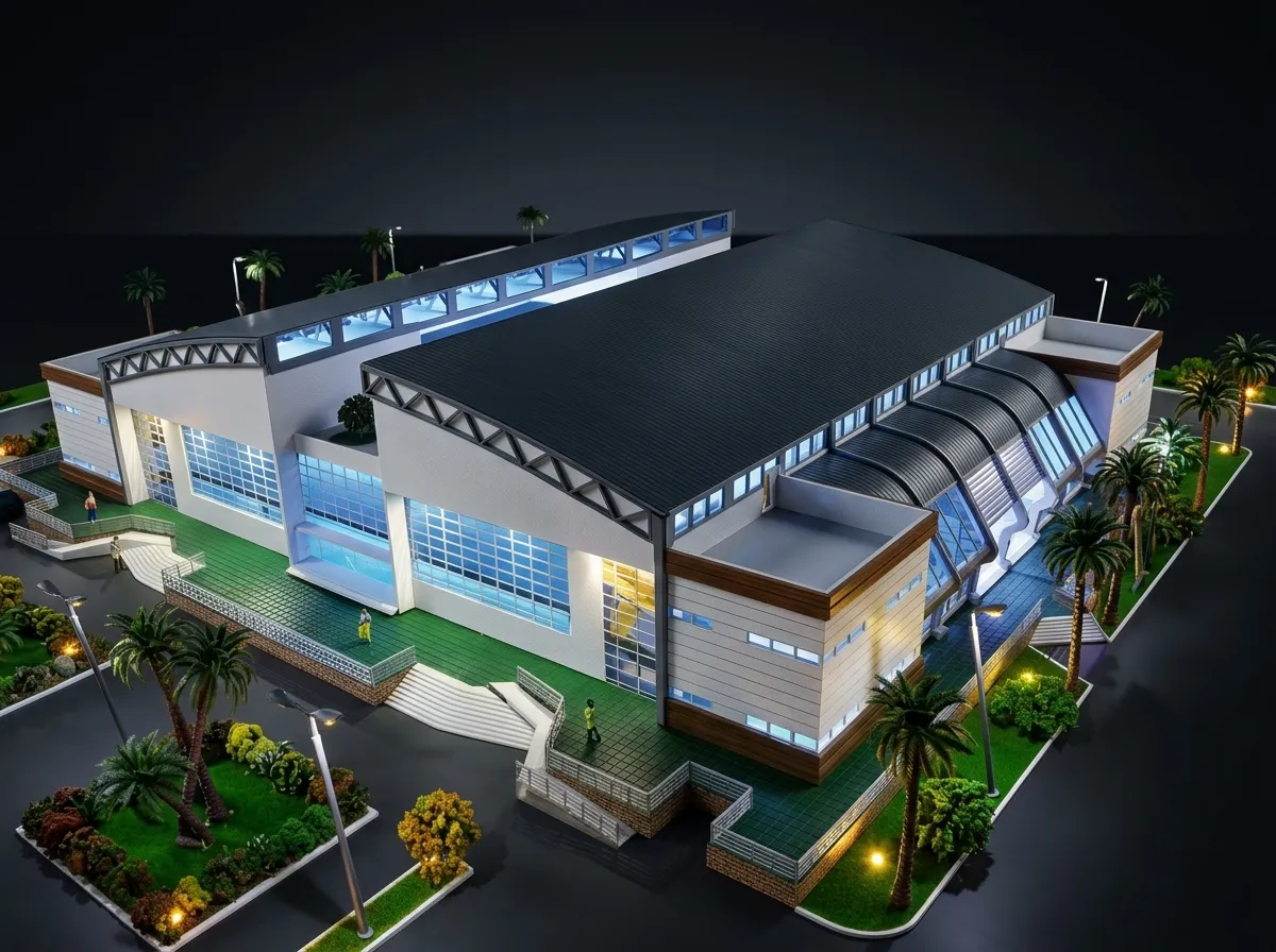 The Sports Club Scale Model in Riyadh