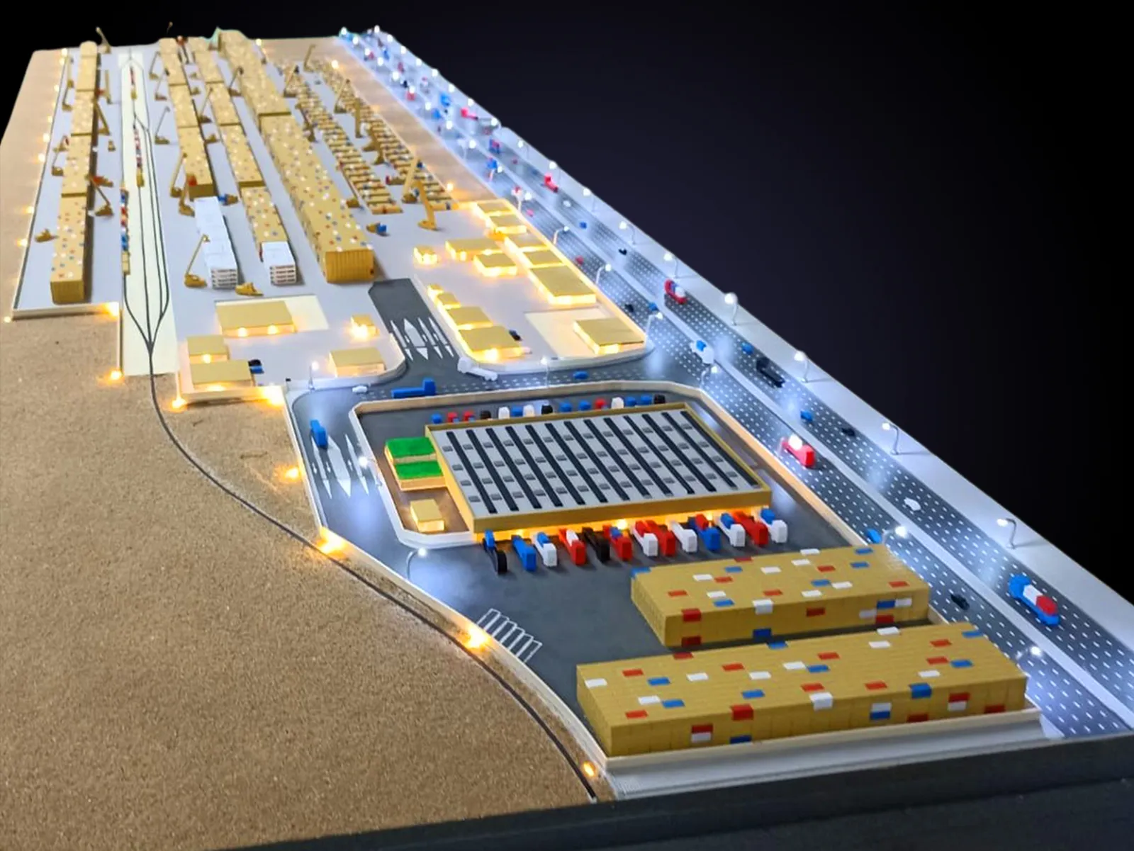Rendering 10R Land Port Maquette
