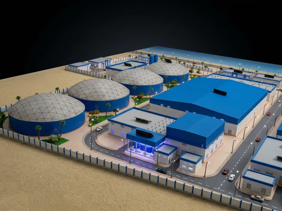 Al-Galala Water Treatment Plant Maquette
