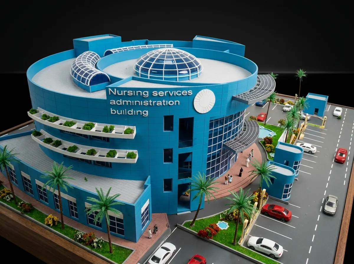 مجسم مستشفي عبد الباقي