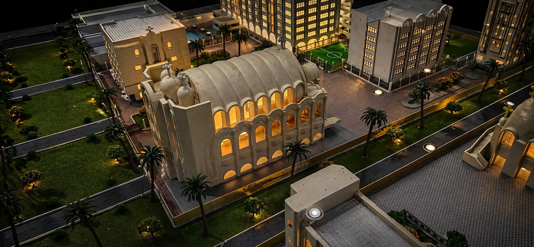 مجسم مشروع العهد الجديد