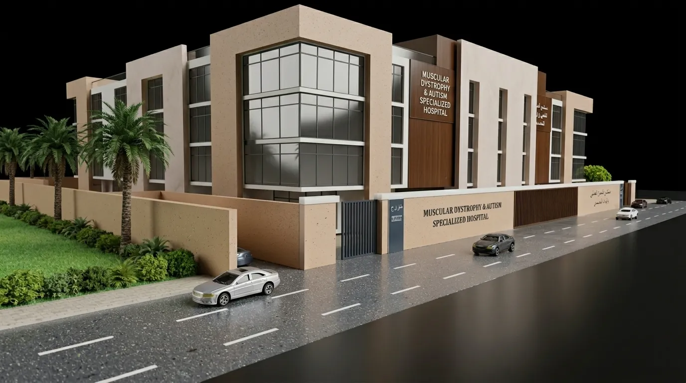 ماكيت مستشفي الضمور العضلي