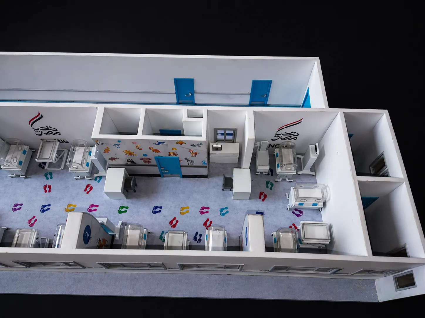 ماكيت داخلي لحضانات ابو الريش