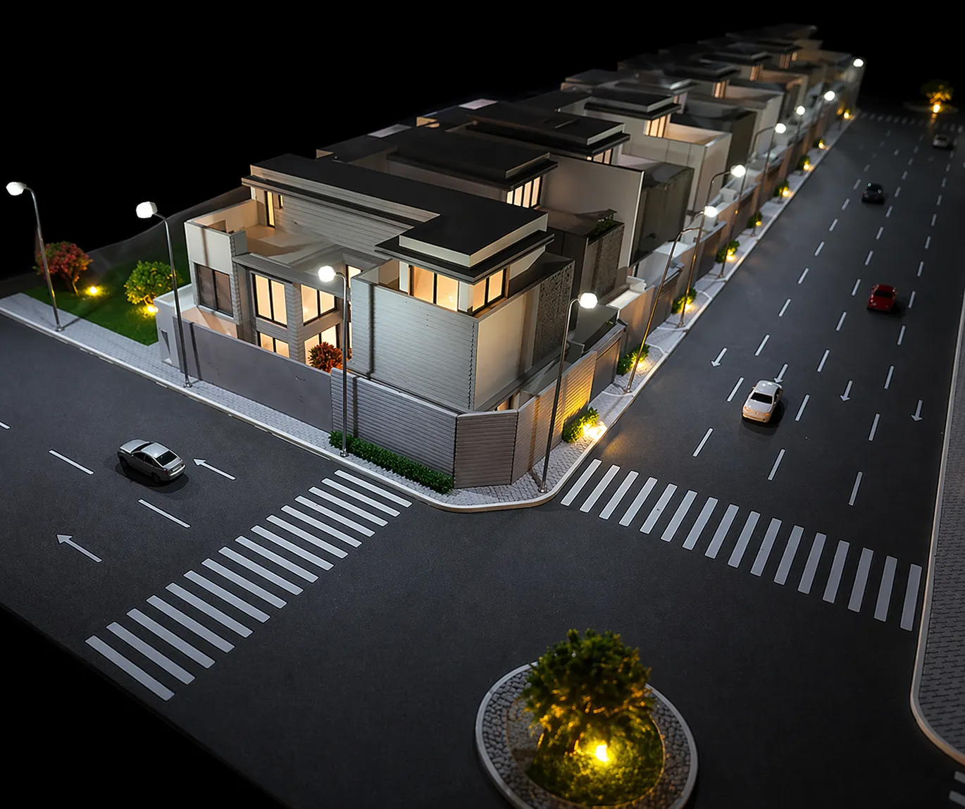 مجسم فلل كمبوند حطين