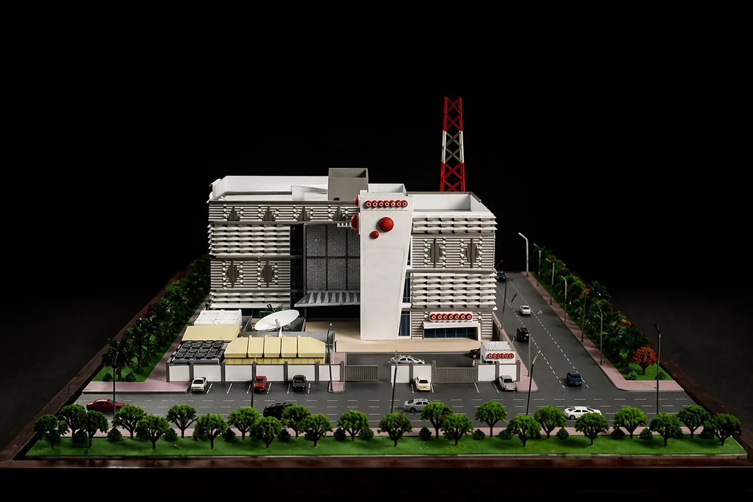 مجسم مبني اوريدو النسخة 2