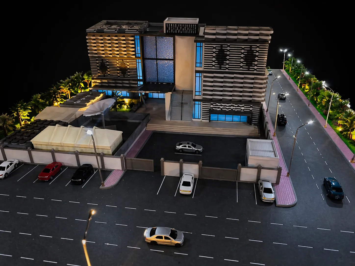 ماكيت مبني اوريدو النسخة 3